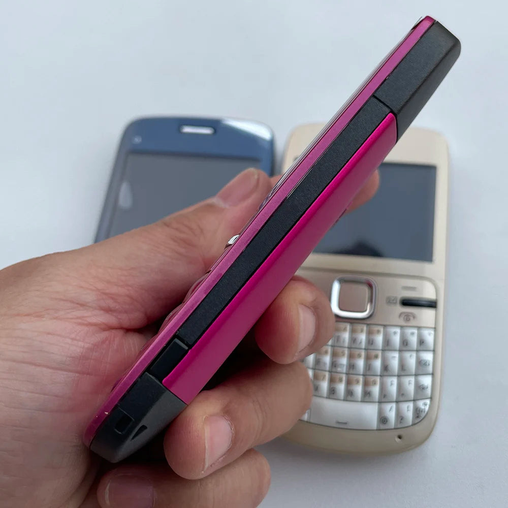 C3-00 Unlocked Mobile Phone - 2.4" GSM 2G QWERTY Keyboard Cellphone with 2MP Camera