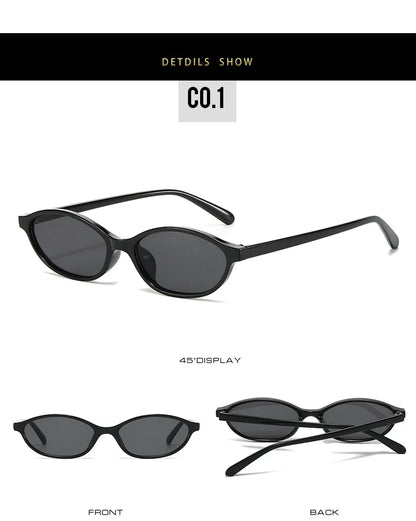 2024 Women’s Leopard Brown Sunglasses — Fashion Brand Small Frame Retro Oval Sun Glasses, Ladies Eyewear Shade