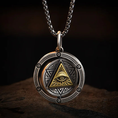 Caribbean Pirates Aztec Gold Coin Necklace – Retro Skull Pendant, Punk Hip Hop Movie Accessory
