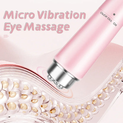 4-in-1 Electric Eye Massager – Micro Vibration Facial Device for Dark Circles, Puffiness & Eye Bag Relief