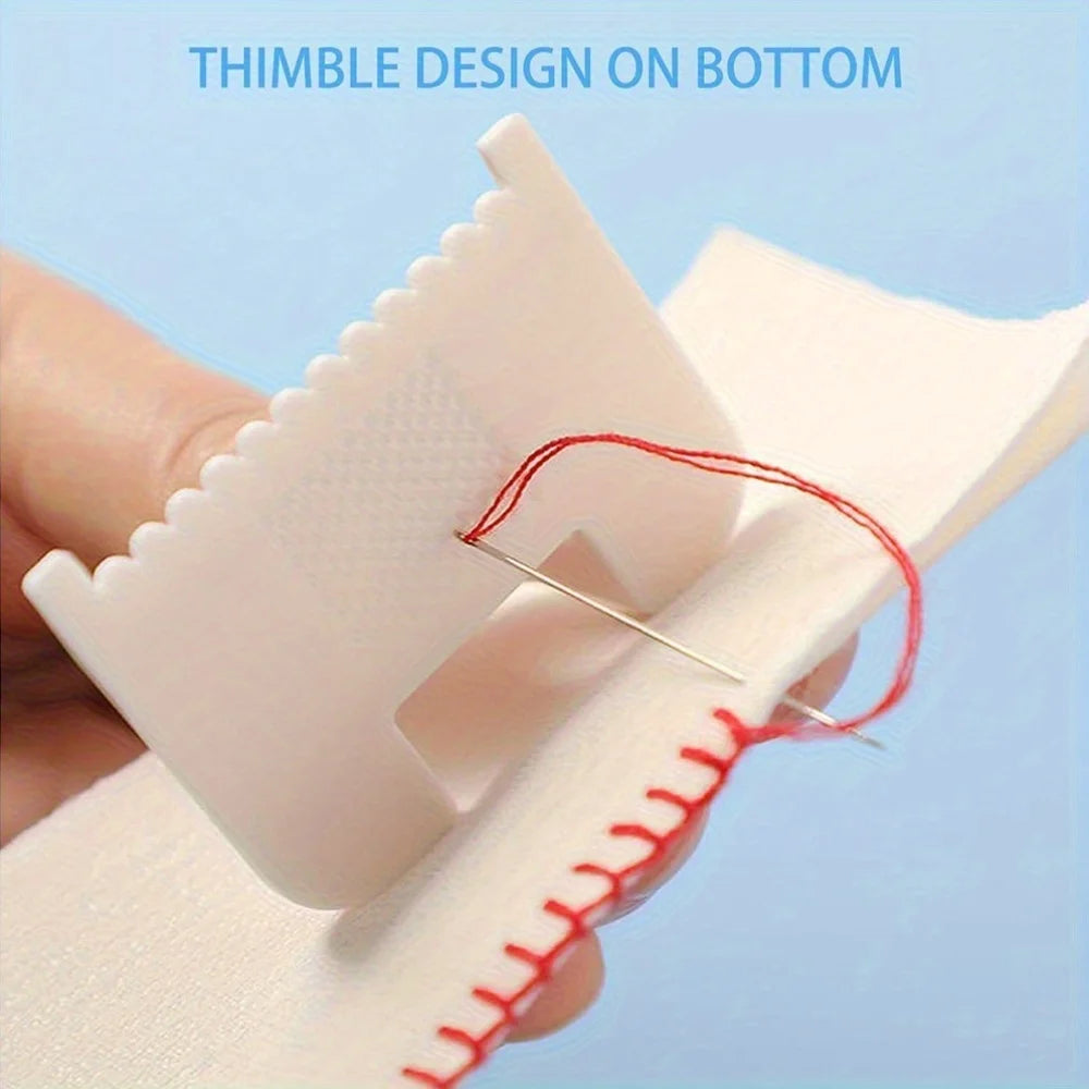2-Piece Sewing Guide Template Kit – 3mm Stitch Spacing Tool for Precision Fabric Sewing, Embroidery & Leathercraft