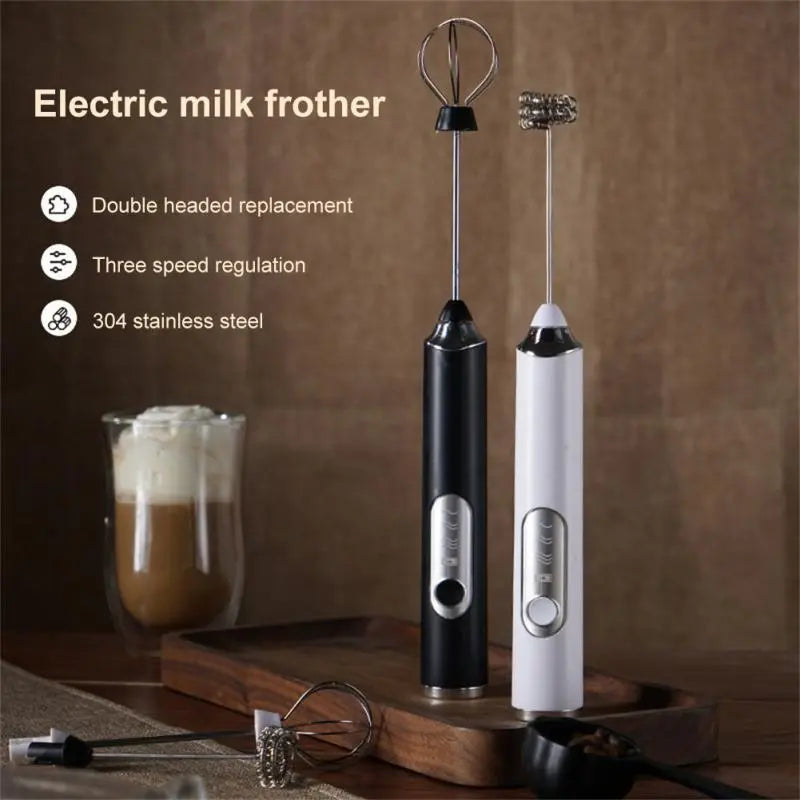 Ultimate Wireless Electric Milk Frother & Egg Beater - USB Rechargeable Handheld Coffee Blender, Milk Shaker Mixer, and Foamer