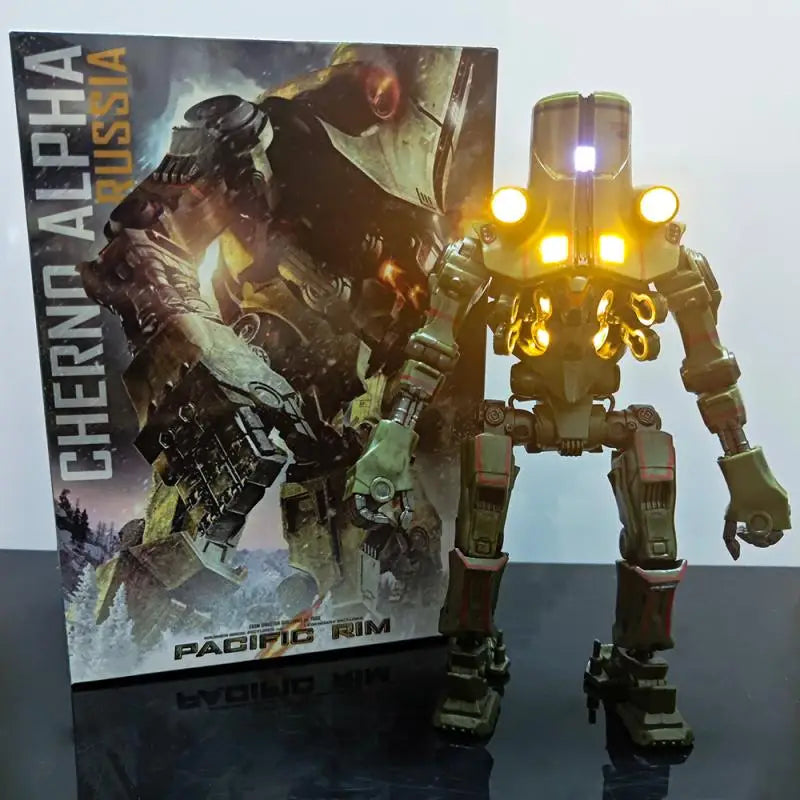 Pacific Rim Cherno Alpha Action Figure — Deluxe Light Edition Robot Mecha Model, Limited Collectible Gift for Kids
