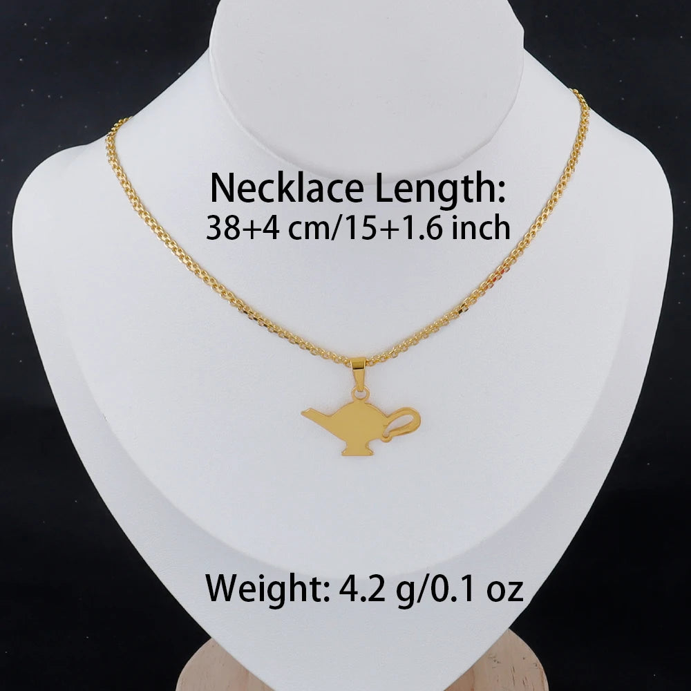 Luxury Gold Stainless Steel Letter Necklace – Minimalist Women’s Jewelry for Daily Wear & Gift