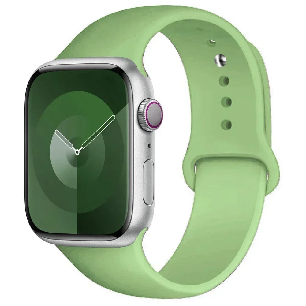 Silicone Sport Band for Apple Watch — Fits Ultra 2/3 & Series 11–SE (40–49mm)