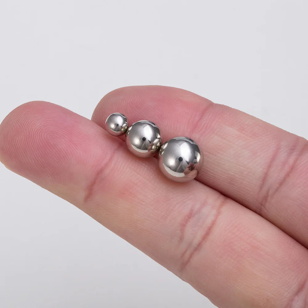 Magnetic Non-Piercing Jewelry Set - Stainless Steel Nipple Rings, Nose Studs & Lip Rings