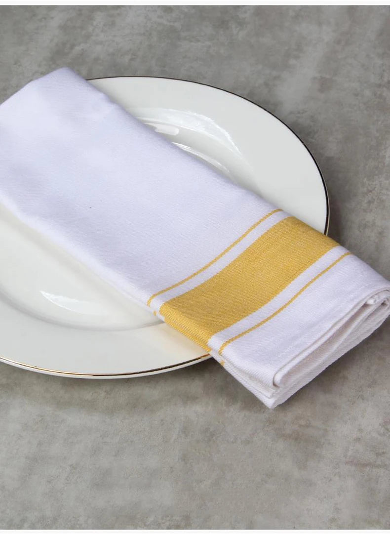 European Cotton Kitchen Towel Placemat — Thickened Cup Cloth Mat for Restaurant & Home