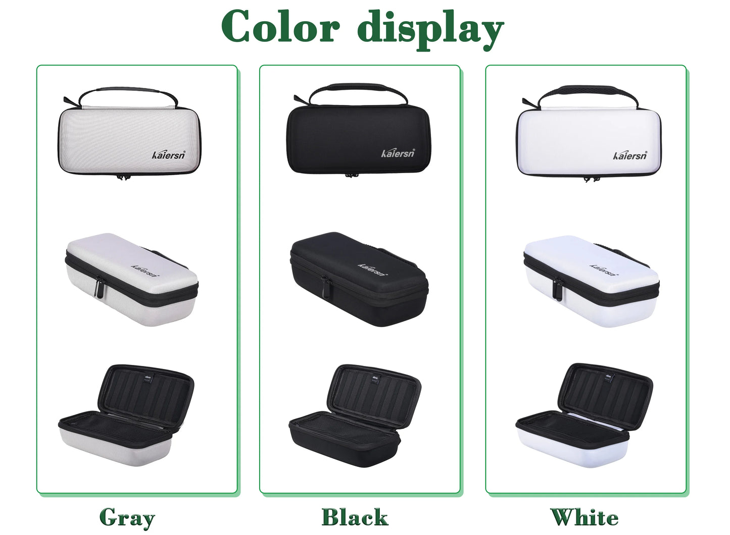 Golf Ball Storage Box & Glove Holder – Accessory Protect Case with Tees, Divot Tool & Valuables Pouch, Includes Hook