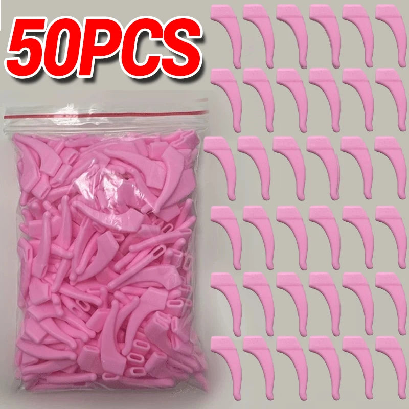 Anti-Slip Silicone Ear Hooks for Glasses | Elastic Eyewear Grip, Temple Holder & Fastener Accessories