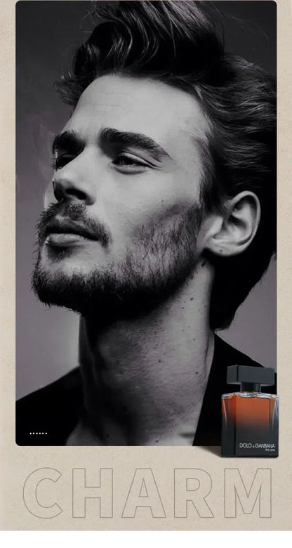Top Brand Men's Eau de Toilette 50ML — Fresh Romantic Fougere Woody Cologne, Long-Lasting Perfume