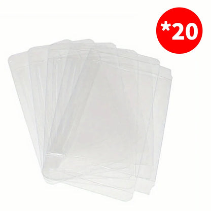 N64 Game Cartridge Protective Case – Ultra-Thin 0.3mm PET Transparent, Moisture-Proof for Vintage Gaming Collection