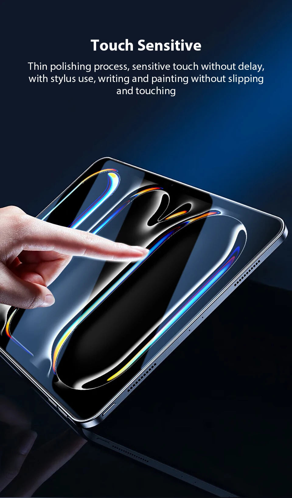 2Pcs Tempered Glass Screen Protector for iPad Pro, Air, Mini & 10th Gen – Compatible with iPad M4, M3, M2, A16 Accessories