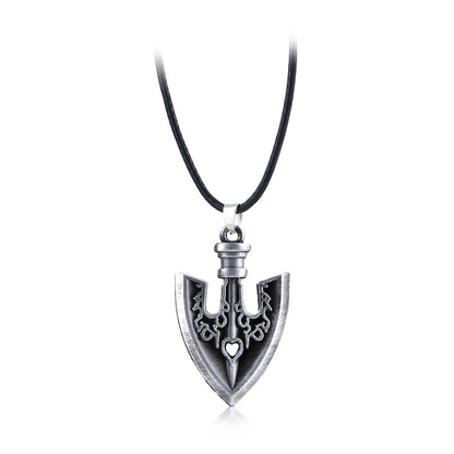 JoJo’s Bizarre Adventure Arrow Pendant Necklace – Josuke & Jotaro Cosplay Jewelry Gift