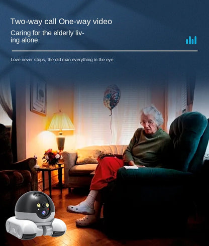 1080P HD WiFi PTZ IP Camera – Smart Home Security Robot with Auto Tracking for Baby & Pet Monitoring