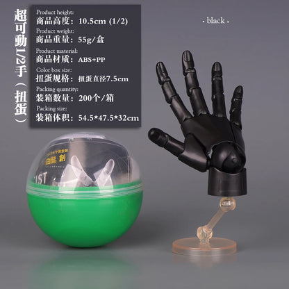 1/2 Palm Mini Articulated Action Figure – Movable Joint Anime Character Model for Artist Reference