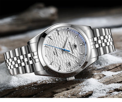 ADDIESDIVE 2024 Luxury Couple Watches – Sapphire Crystal Automatic Mechanical NH35A Steel Wristwatch for Men & Women Gift