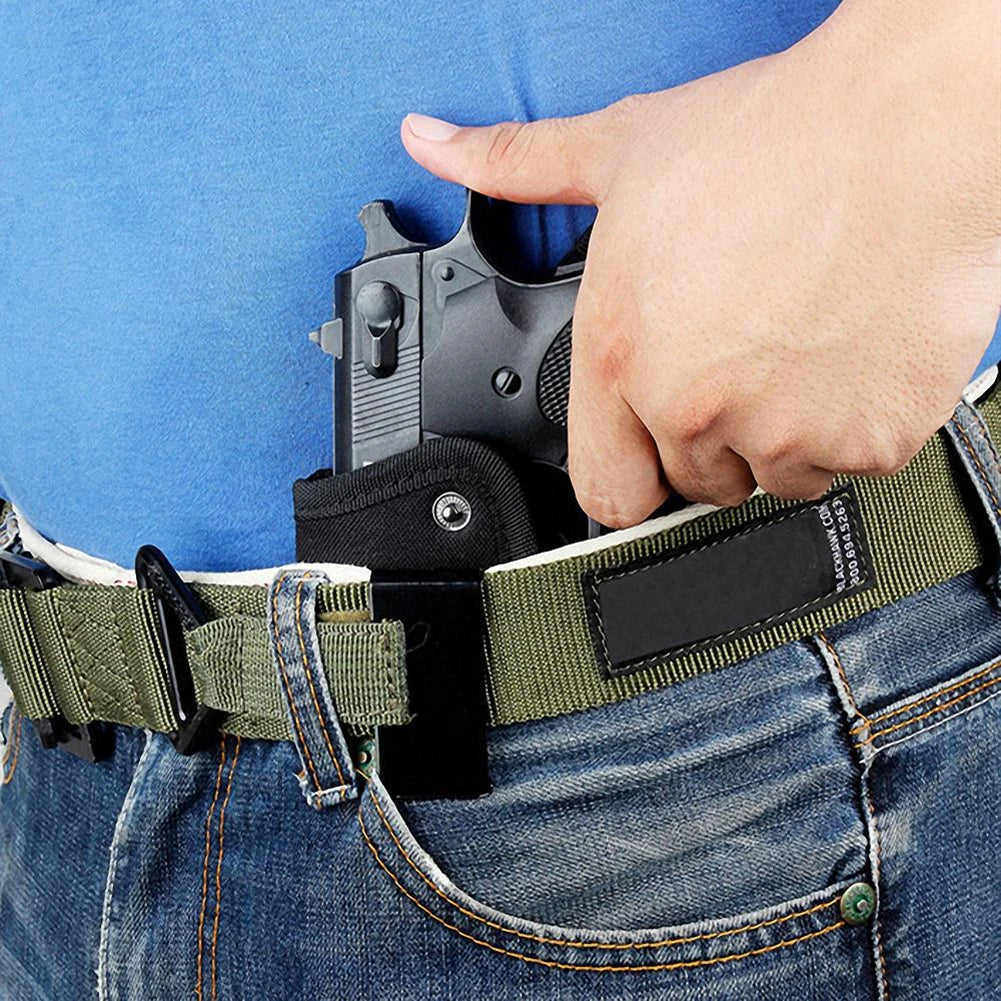 9mm .40 .45 Pistol Magazine Pouch – Single/Double Stack Holster, Concealed Carrier for Glock, S&W M&P, Sig Sauer, 1911, Beretta