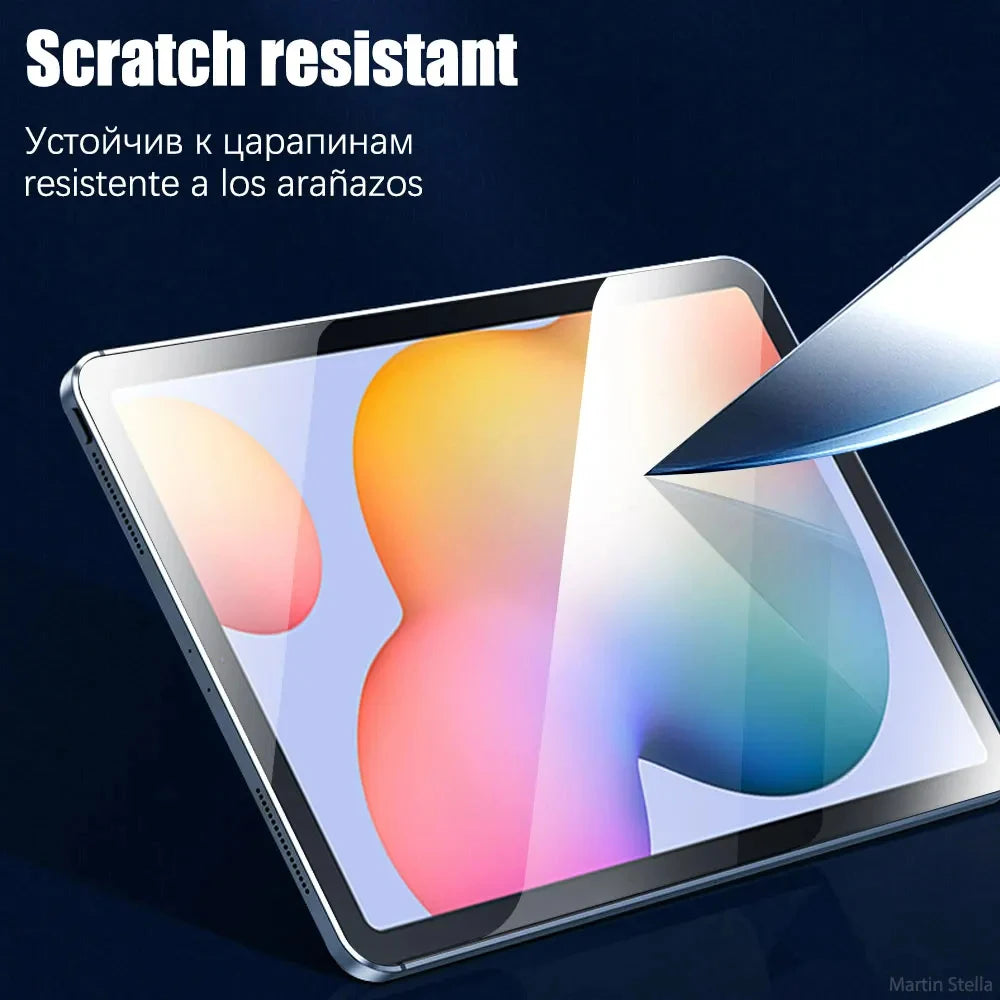 Tempered Glass Screen Protector for Samsung Galaxy Tab – Fits S6 Lite, S7 FE, S8/S8+, S9/S9 FE, S9+, S10, S11, A8, A9 Plus, 12.4" Tablets