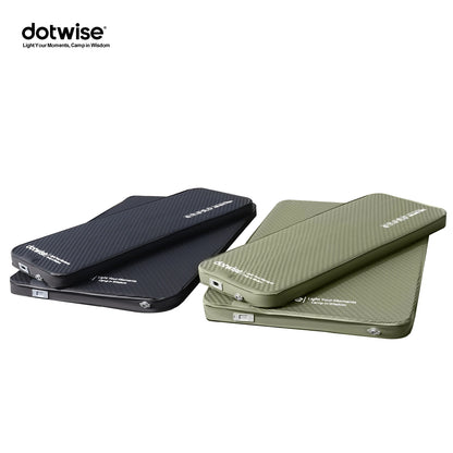 DOTWISE Self-Inflating Camping Mattress - 10cm Thick Portable Sleeping Pad for Single or Double Person Use