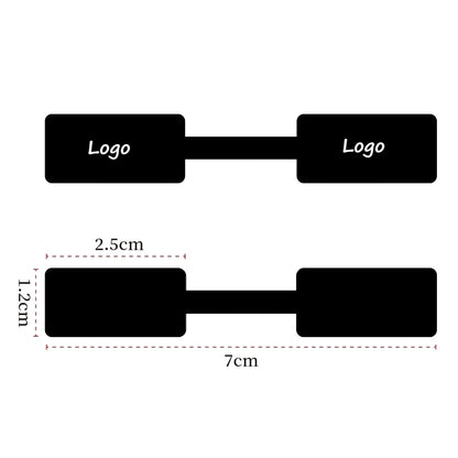 100pcs Square Head Bracelet Rings – Custom Logo Label Price Tags for Jewelry Display & Packaging Accessories Wholesale