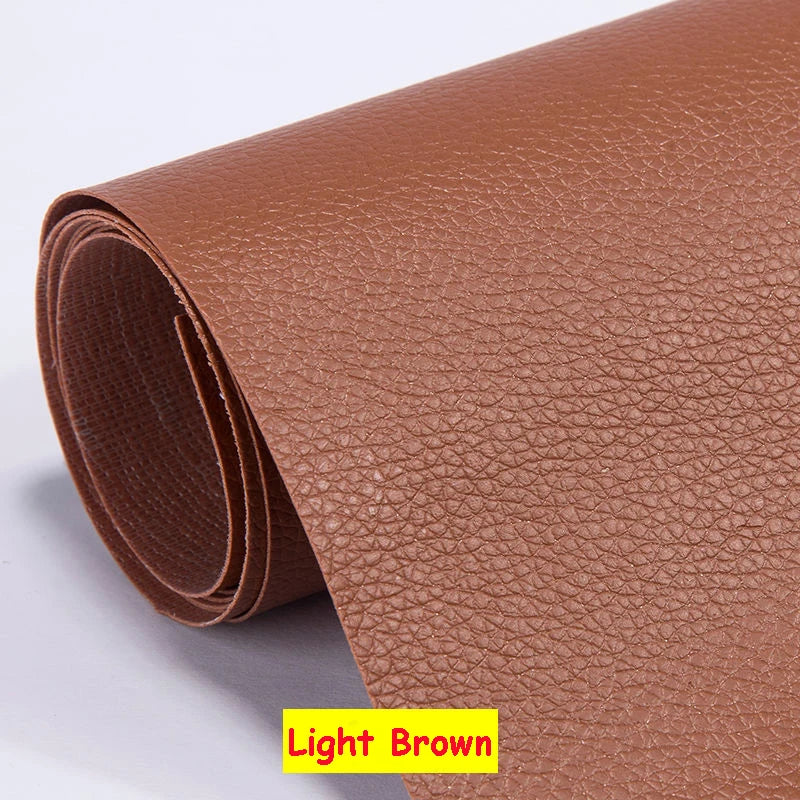 Large PU Leather Repair Patch Roll - Self-Adhesive Faux Leather Repair Tape for Sofa & Car Seats