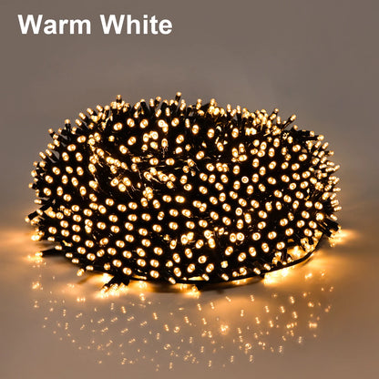 Outdoor LED String Lights — Waterproof Christmas & Fairy Garland for Garden, Home, and Holiday Party Decor