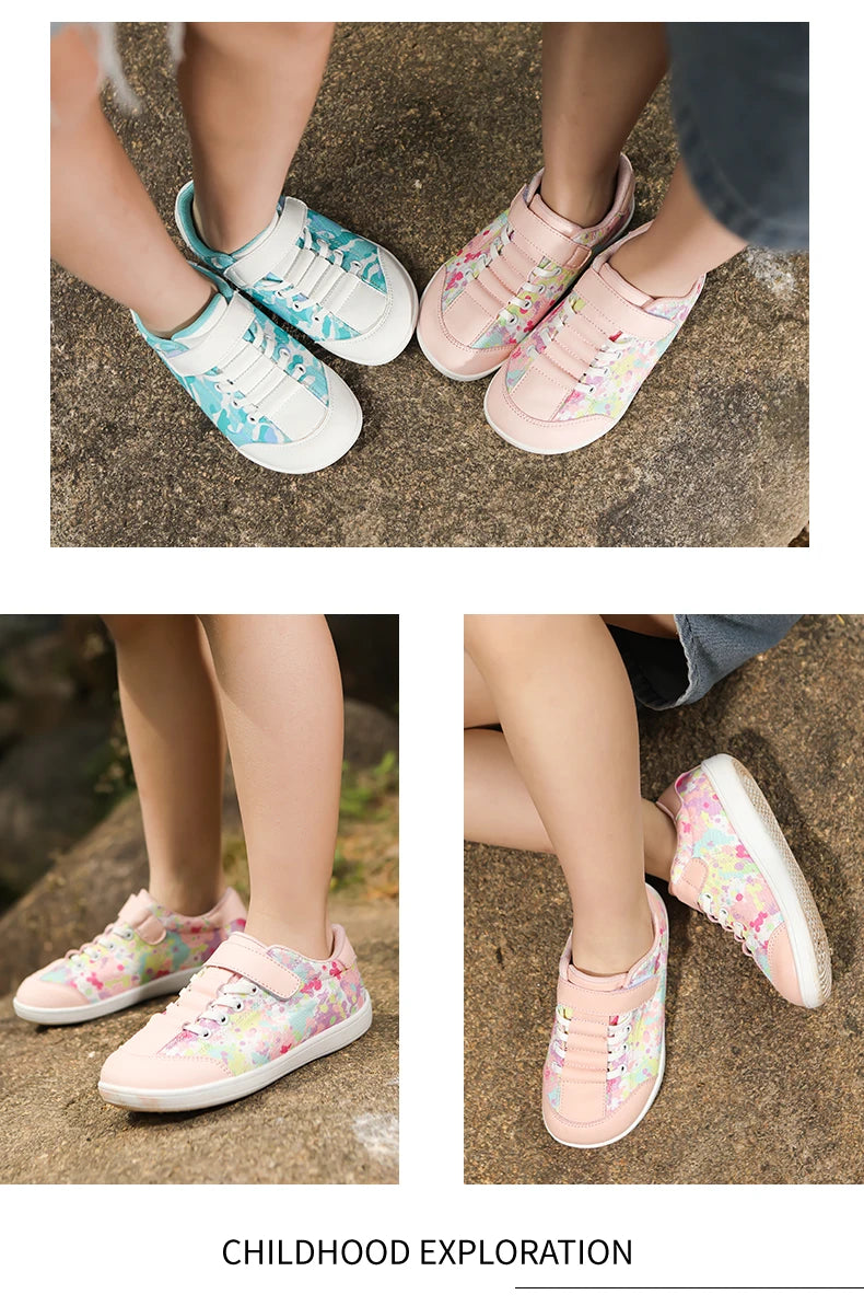 Children's Wide Barefoot Shoes – Anti-Slip Sports & Casual Shoes for Boys and Girls