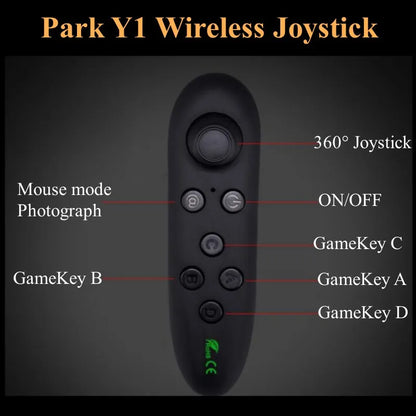 Original J60 4K Wireless VR Glasses – Stereo 3D Virtual Reality Headset for Smartphones Up to 6.7"