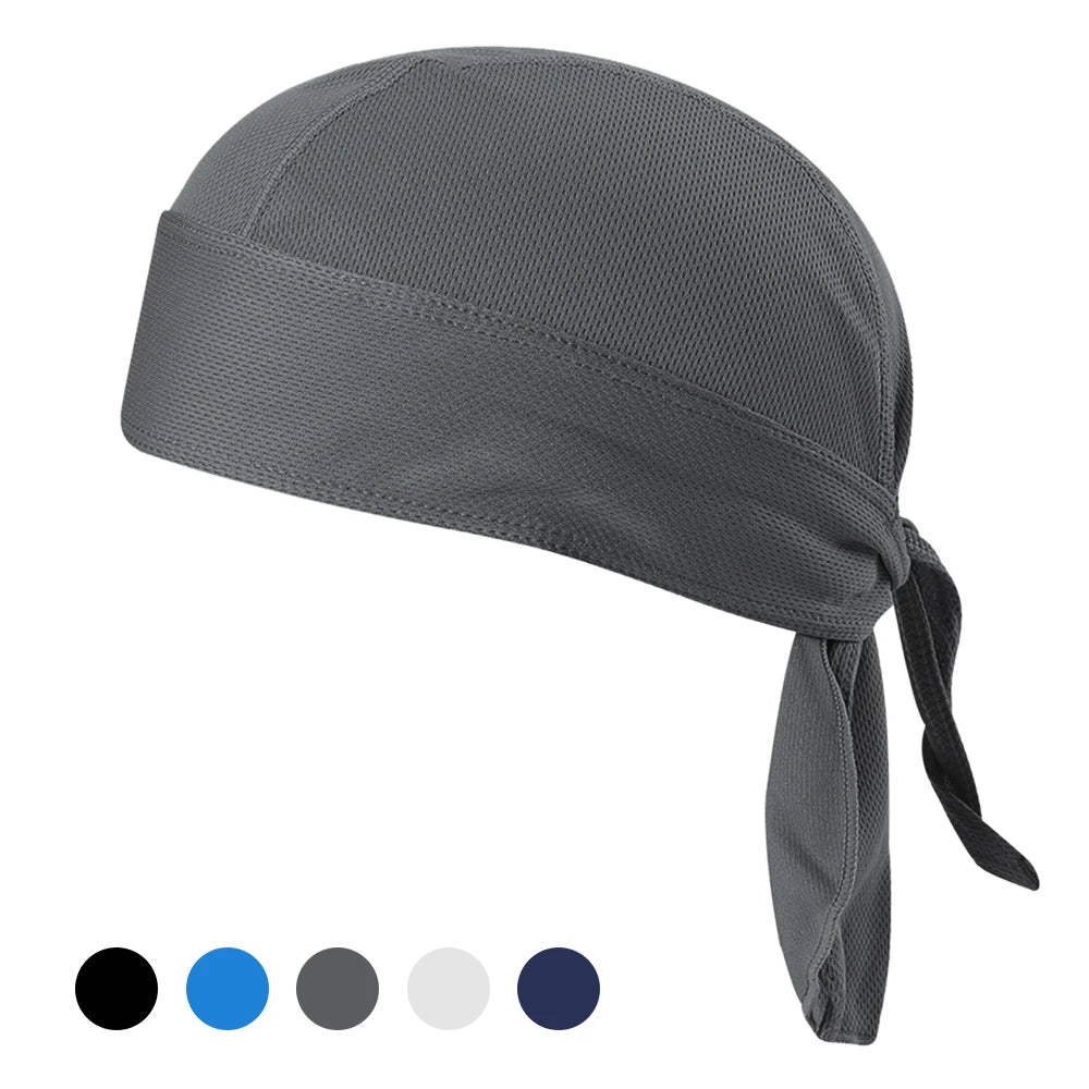 Bicycle Cycling Headband — Sweat-Wicking, Quick-Dry Sun-Protective Headscarf Bandana for Outdoor Sports