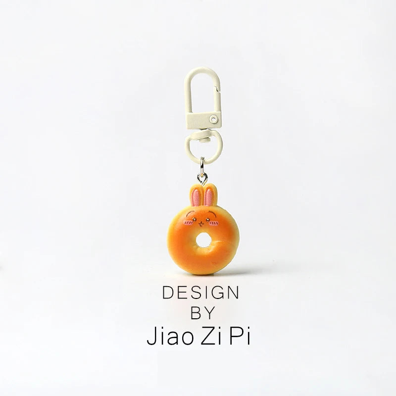 Chikawa Dessert Bread Keychain – Hachiware Usagi Rabbit Cute Foodie Backpack Pendant Accessory