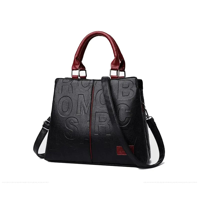 PU Leather Women’s Shoulder Crossbody Bag – Luxury Casual Large Capacity Travel Handbag