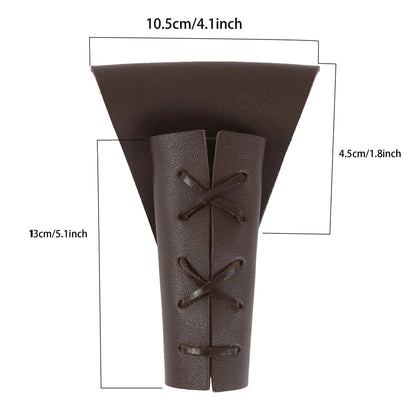 UYEE Medieval Vegvisir Knight Belt – PU Leather Waistband, Retro Renaissance Design for Men