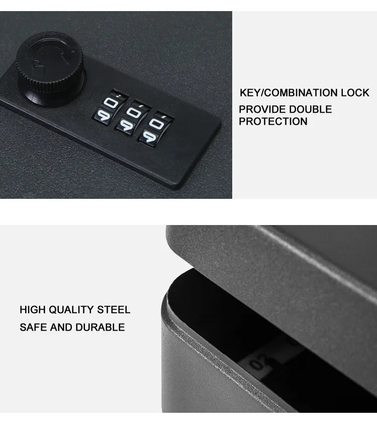 Password Key Lock Box — Multi-Key Safe Organizer for Home, Office, Car, and Factory Use