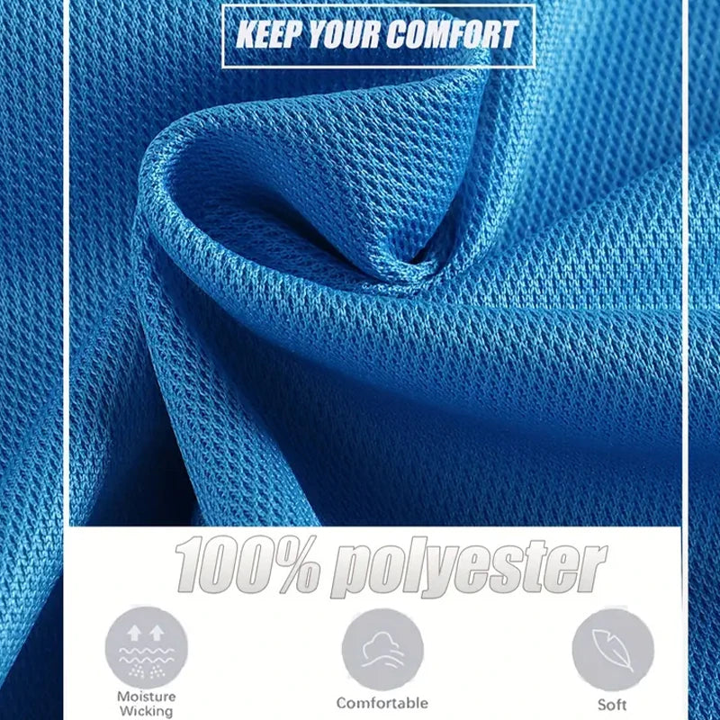 Men’s Summer Casual Polo Shirt - Breathable Solid Color Short Sleeve T-Shirt for Comfortable Everyday Wear