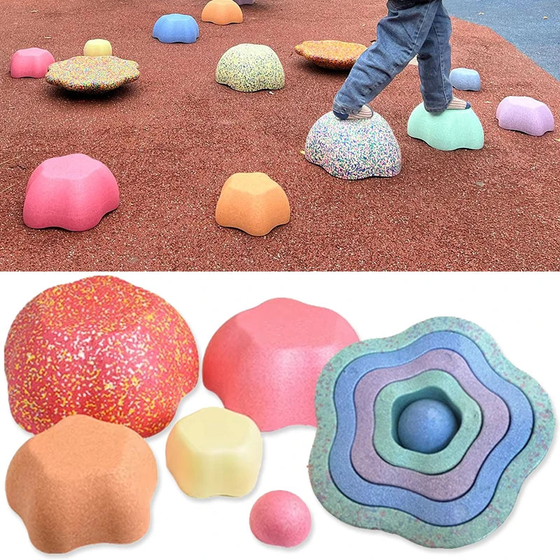Foam Balance Stepping Stones for Kids – Sensory Integration Training Toys, Outdoor Sports Games & Touch Development Equipment