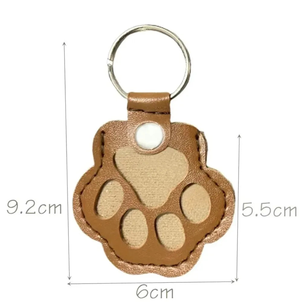 Dog & Cat Hair Storage Keychain – Cute Pet Keepsake Bag Pendant Car Keychain Gift