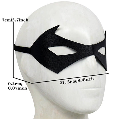 Bulex Nightwing Cosplay Costume – Adult Bat Superhero Outfit with Eye Mask for Halloween & Masquerade