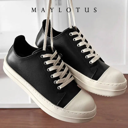 Platform Cross-Tied Sneakers - Unisex Casual Ankle Boots & Flat Shoes Sizes 35-46