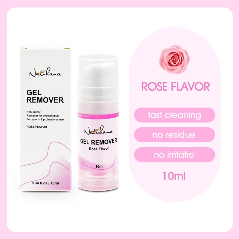 NATUHANA Eyelash Extension Jelly Remover – Fast, Safe, Non-Irritating Gel Glue Remover for Makeup