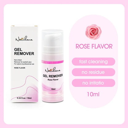NATUHANA Eyelash Extension Jelly Remover – Fast, Safe, Non-Irritating Gel Glue Remover for Makeup