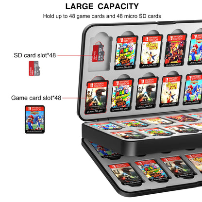 Nintendo Switch Game Card Storage Case – 96/72/48 Slot Holder for Switch, Lite & OLED