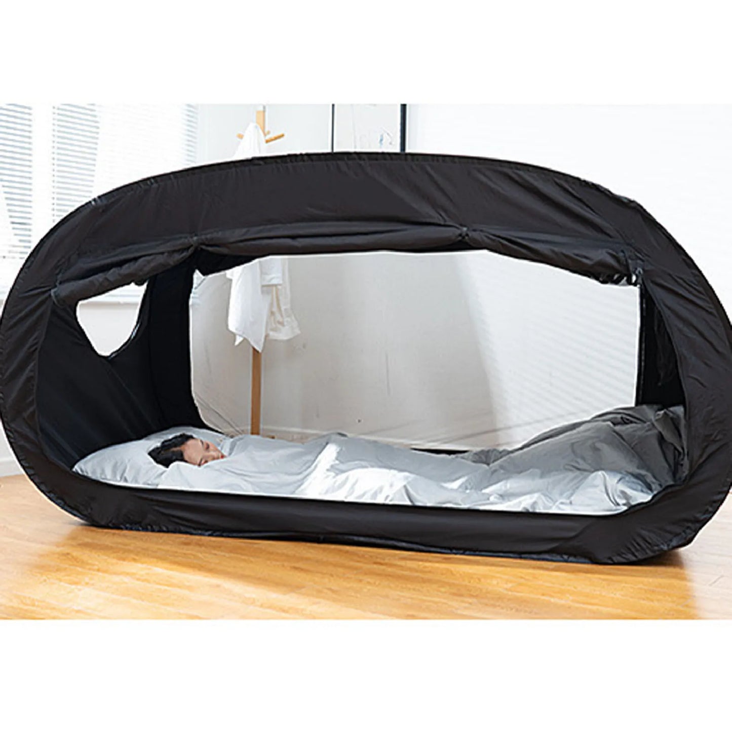 Folding Portable Privacy Bed Tent – Fully Enclosed Outdoor Camping Bed Tent with Shading for Kids & Adults