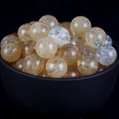 Natural Gemstone Spacer Beads - Tiger Eye, Amazonite, Lava, Turquoise & Agate Loose Beads for DIY Jewelry Bracelets