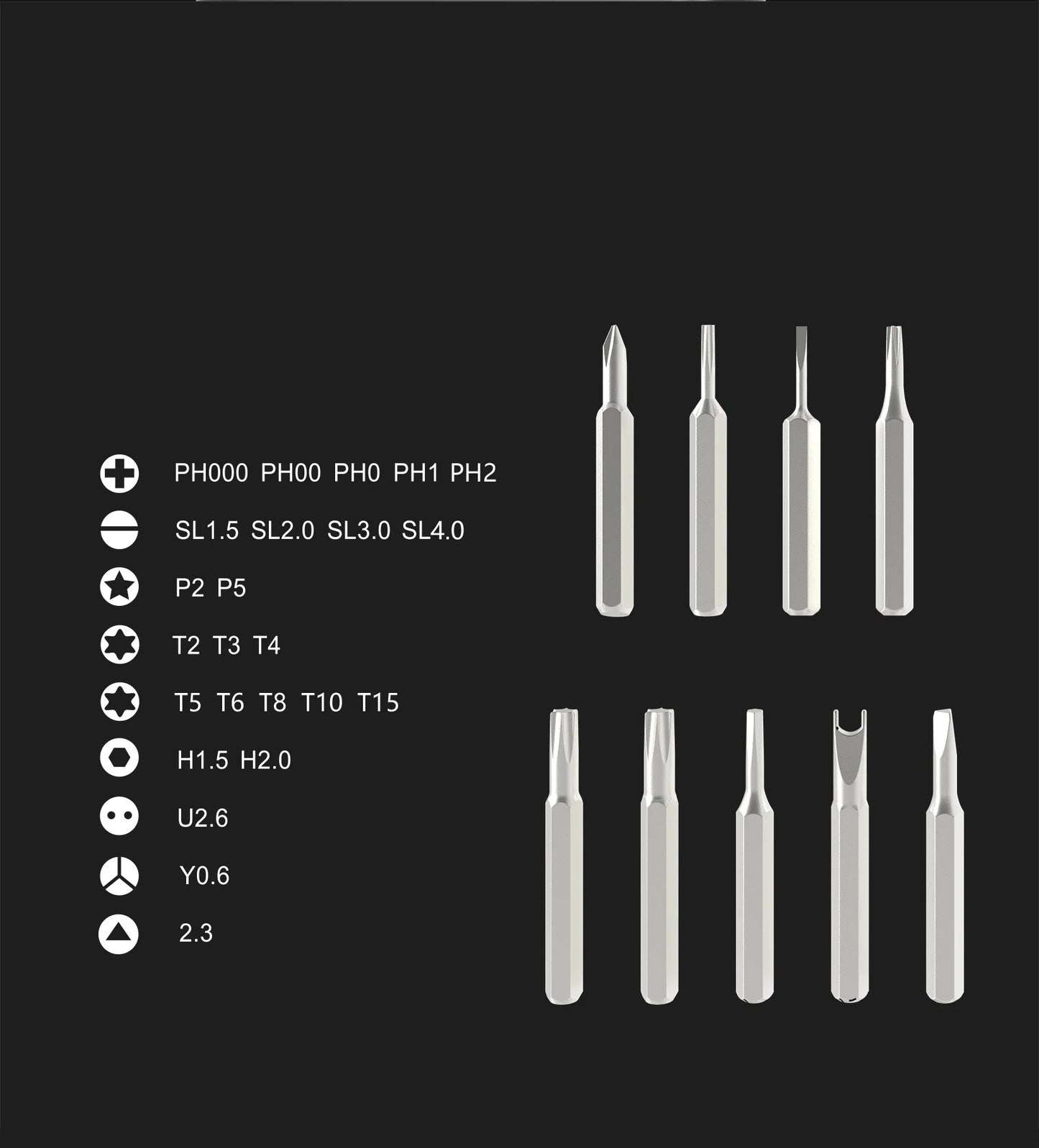 Magnetic Precision Screwdriver Set - 25-in-1 with 24 Mini Pocket Screwdrivers for Mobile, PC & Camera Repair