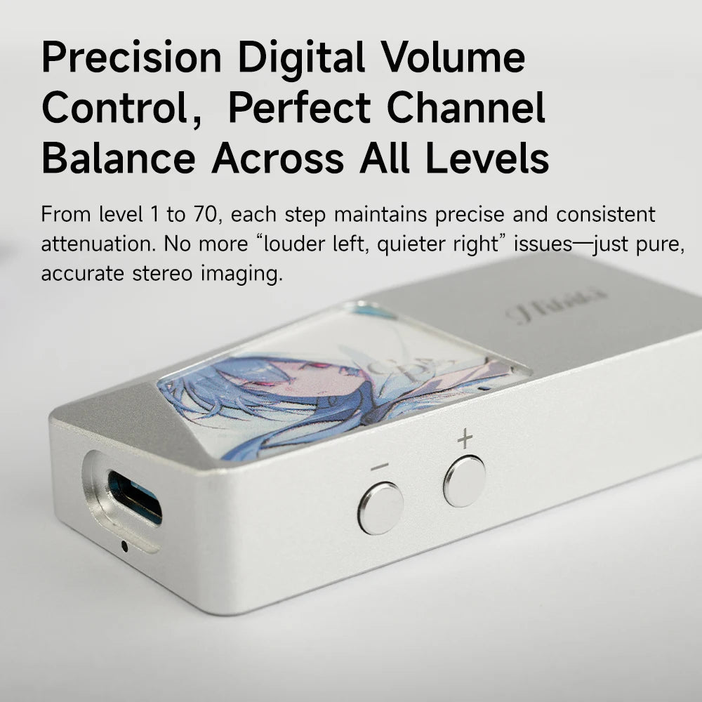 CVJ LILA&HIBIKI Portable DAC AMP - Dual ESS9039Q2M SABRE Audio Amplifier, PCM 384kHz/32bit & DSD256