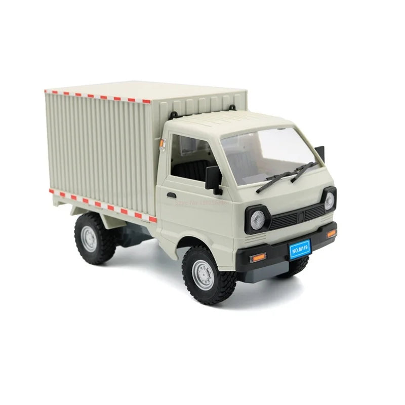 1:10/1:16 WPL D12 RC Drift & Climbing Truck with LED Lights – Electric Toy Car Model for Boys, Perfect Christmas Gift