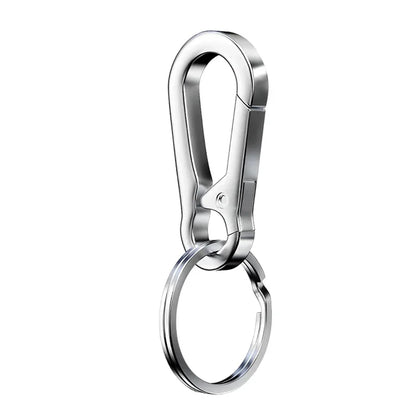 1/5PCS Metal Gourd Buckle Keychain – Strong Carabiner Climbing Hook for Car Keys & Vintage Accessories