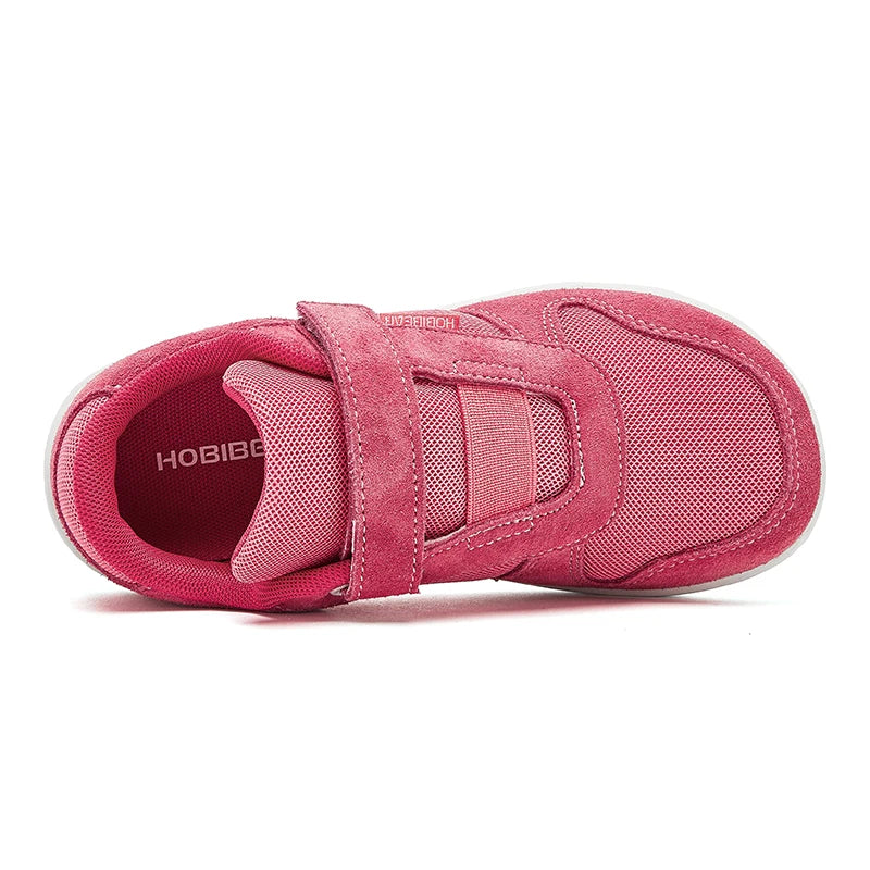 HOBIBEAR Wide Barefoot Shoes – Lightweight Breathable Mesh Sneakers for Boys & Girls