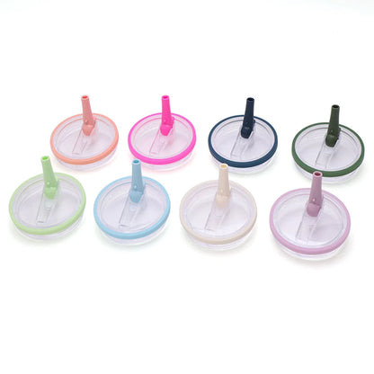 40oz Tumbler Flip Straw Lid – Spill-Proof, Reusable Replacement Cover for Stanley Cups