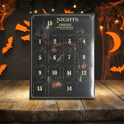 Halloween Advent Calendar - 7/15/31-Day Countdown with Collectible Eerie Figurines Gift Box